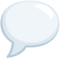 Speech Balloon emoji on Messenger